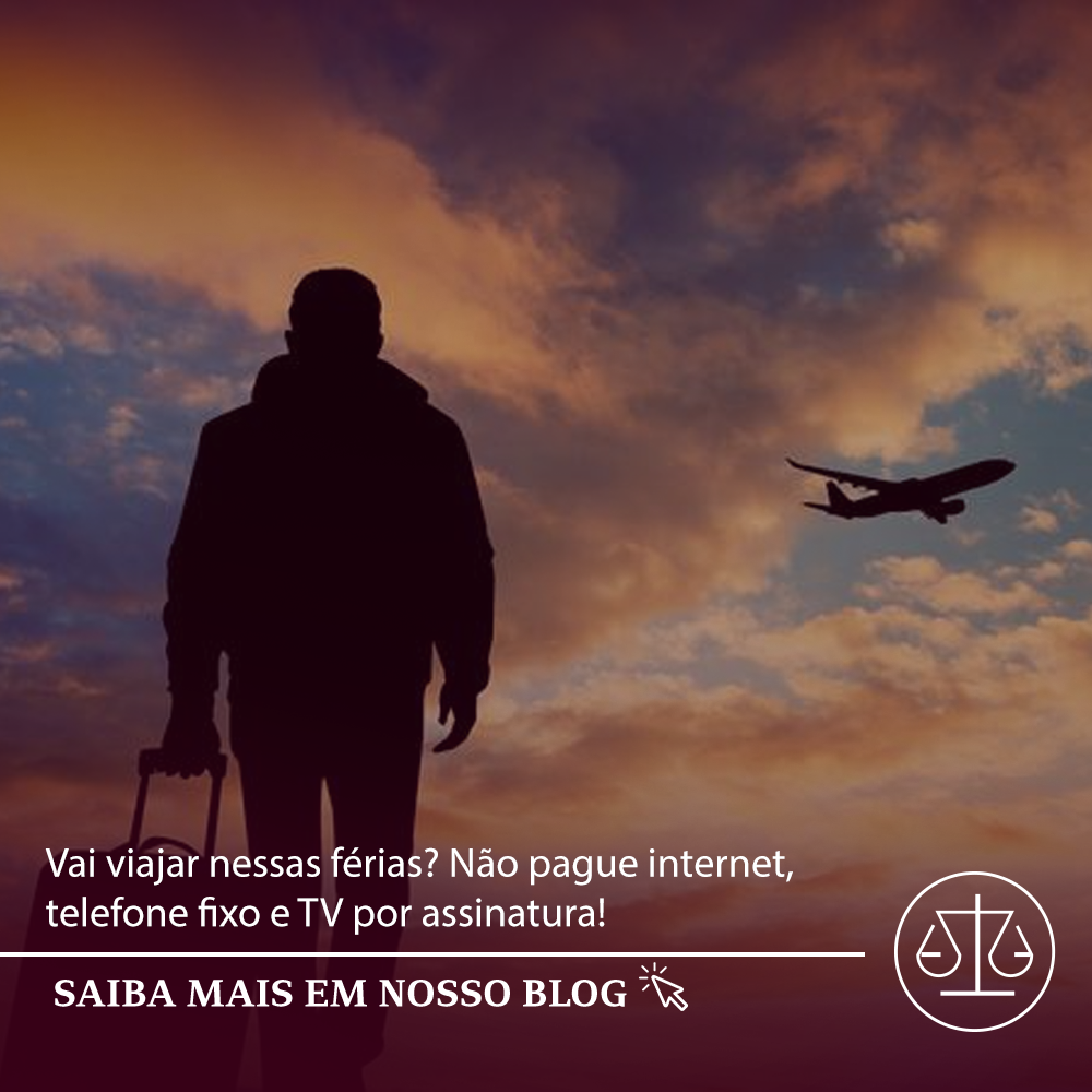 Vai viajar nessas férias? Não pague internet, telefone fixo e TV por assinatura.